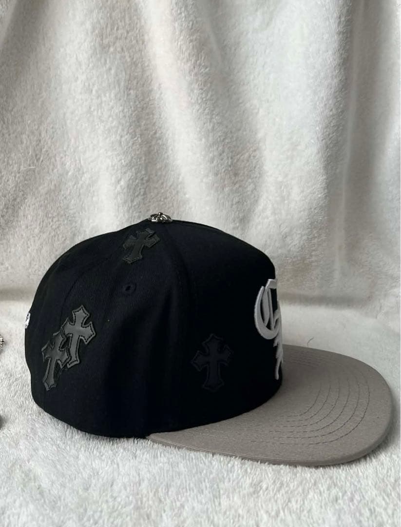 帽子 Chrome Hearts Black Cross Patch Cap.