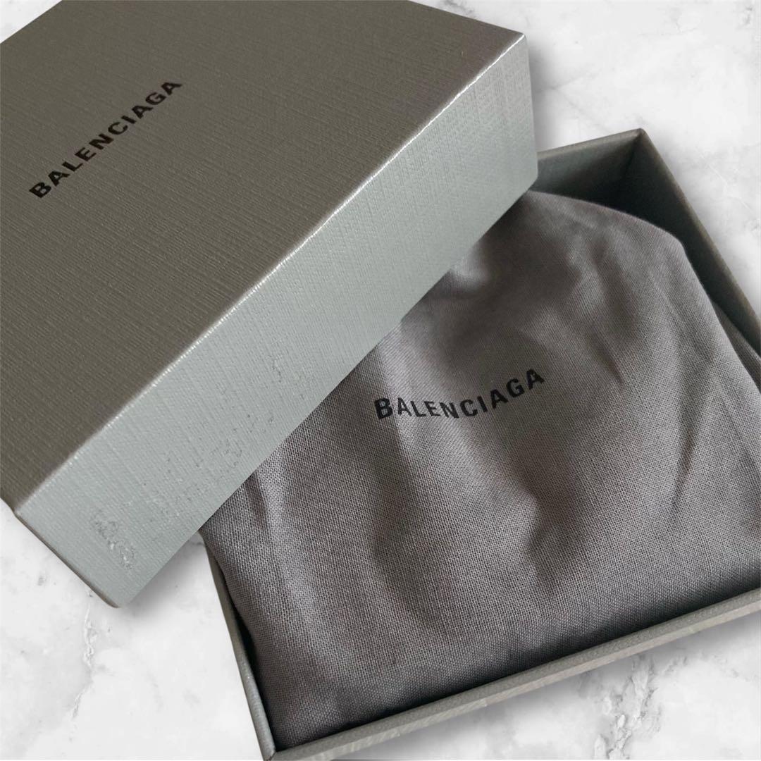BALENCIAGA バレンシアガ キーケース 6連 ブラック ロゴ 付属品あり