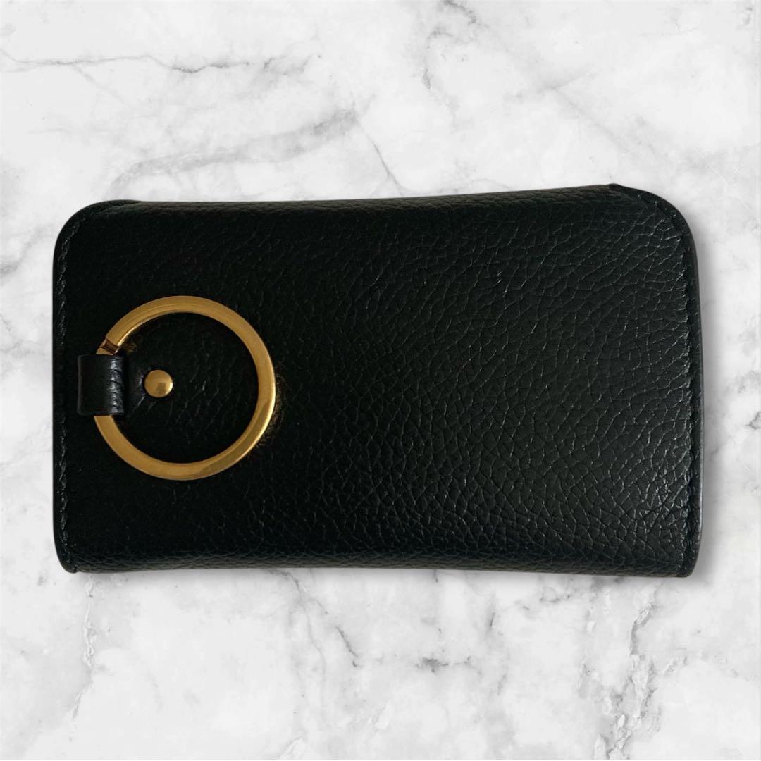 BALENCIAGA バレンシアガ キーケース 6連 ブラック ロゴ 付属品あり