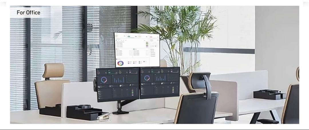 モニターアーム　3画面