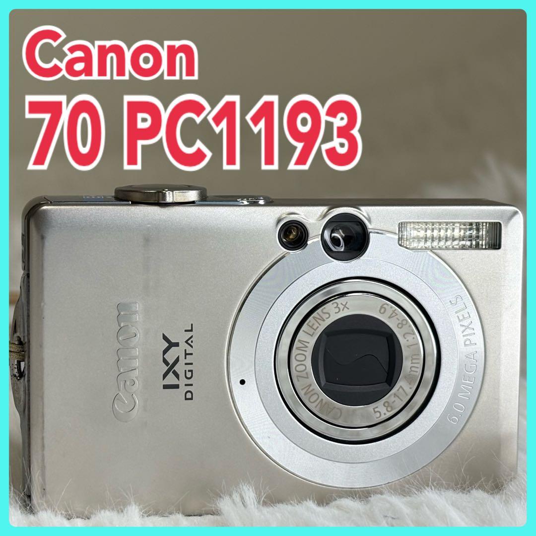 Canon カメラ　IXY 70 PC1193 充電器　箱 コンデジ　動作品