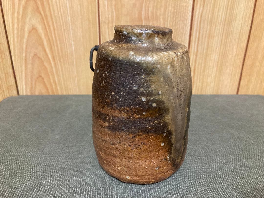 神崎紫峰 信楽掛花入 (検索 辻村史朗 古谷和也 杉本貞光 信楽焼 伊賀焼