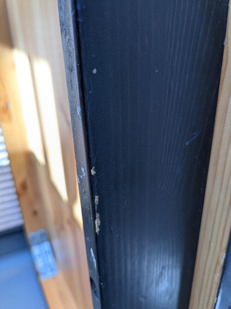 【引取限定 東京埼玉千葉】イケア テーブル×椅子4脚セット 無垢木材製 ブラック