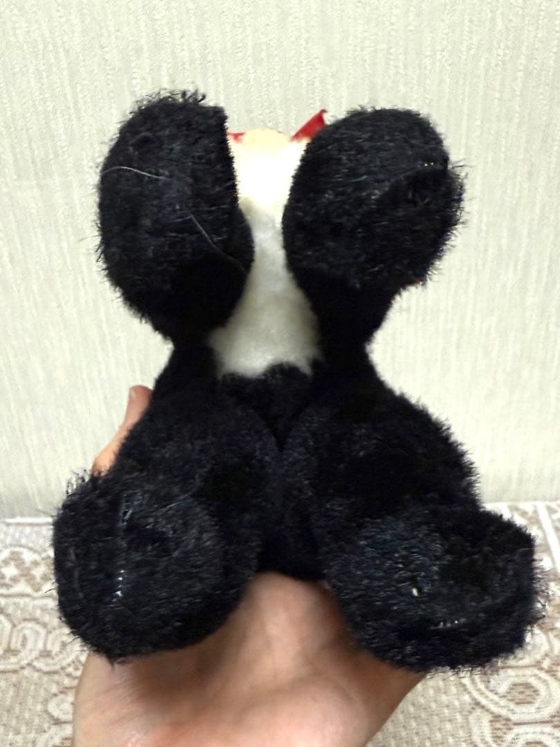 シュコ　ヴィンテージ　黒猫　ぬいぐるみ　Schuco