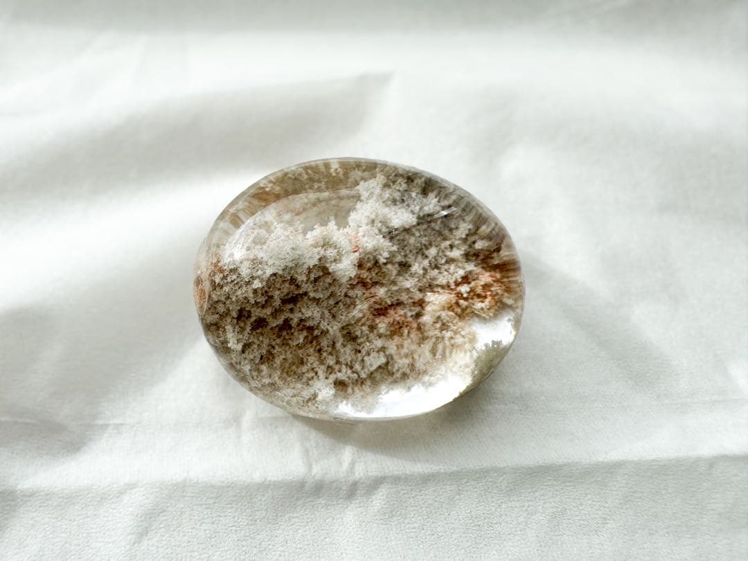 ホワイトガーデンクォーツ　タンブル