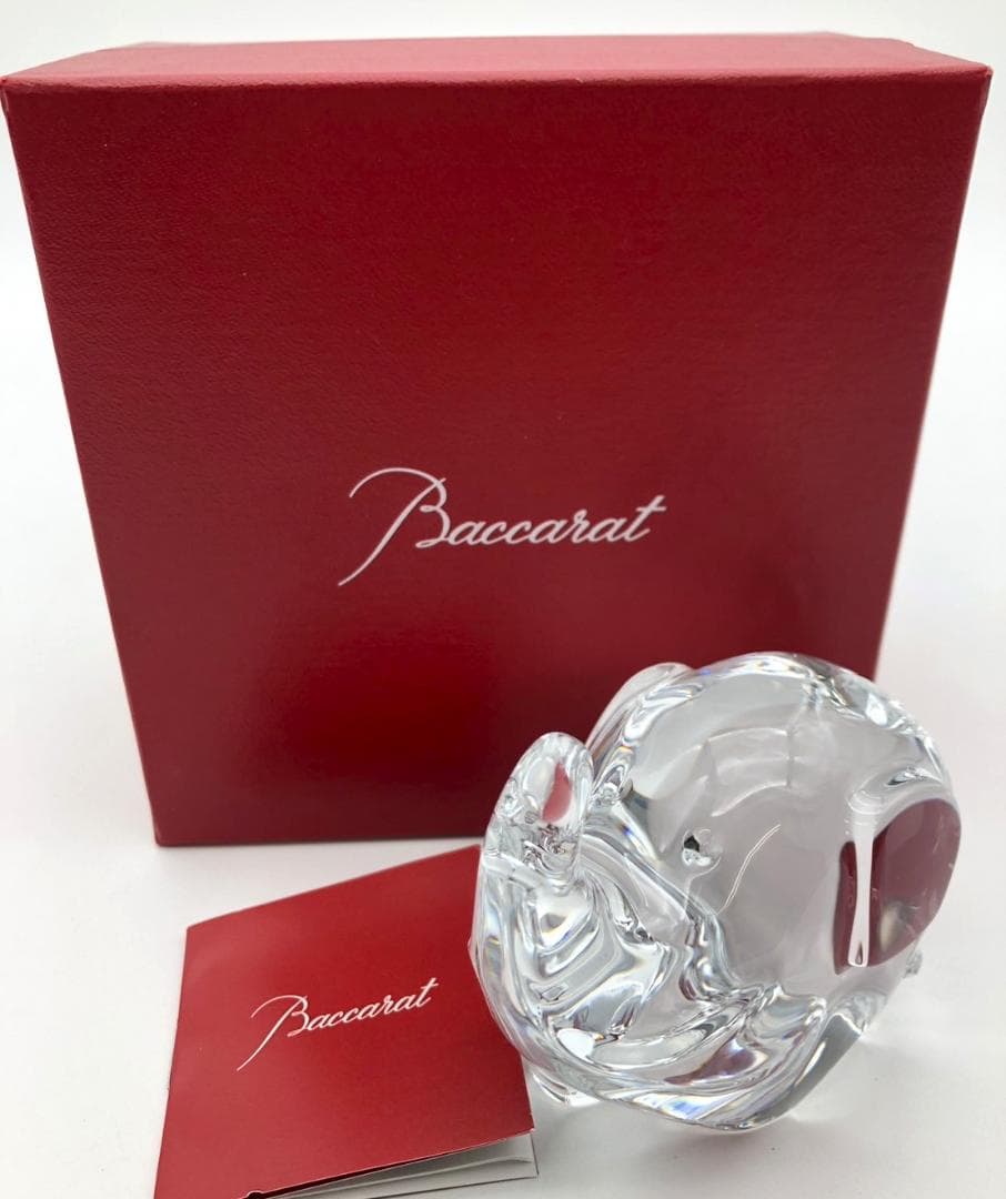 Baccarat クリスタルガラス 象の置物 r