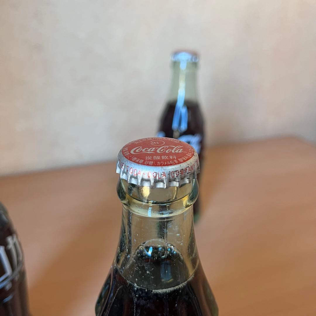 ヴィンテージ コカ・コーラ 中身入り 190ml 未開栓 観賞用 3本セット