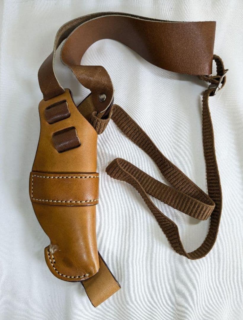 kokusai ショルダーホルスター ミリタリー トイガン 木製グリップ