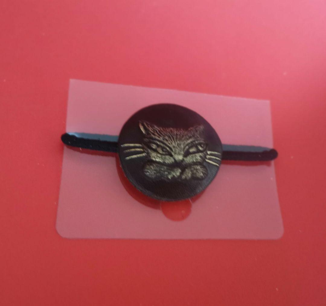 WACHIFIELD レザー ポーチ &ヘアゴム 2点セット猫のダヤン昭和