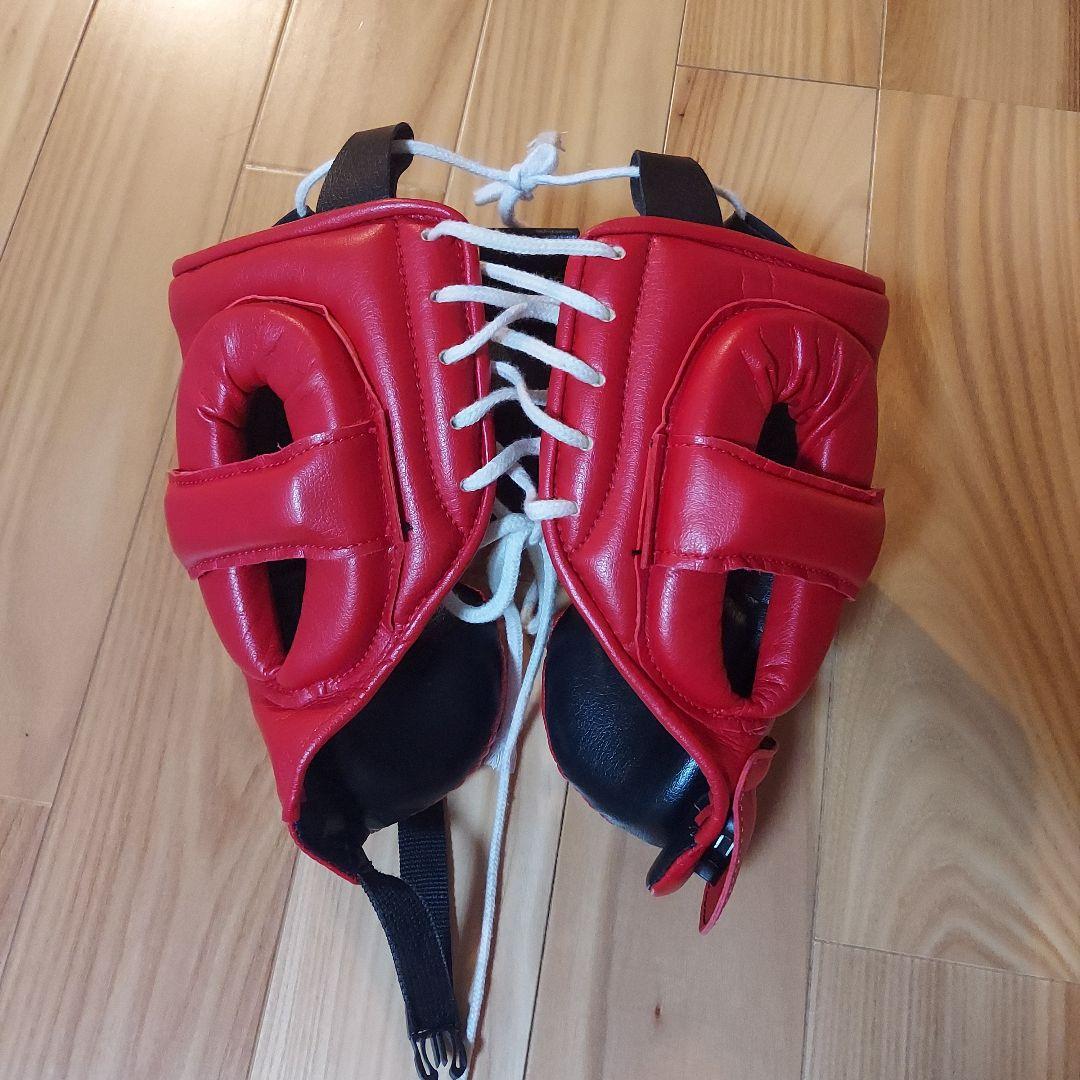 専用です!!値下げ↓winning ヘッドギア ヘッドガード 赤M