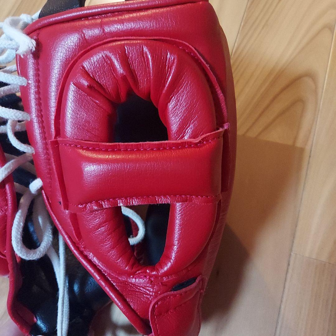 専用です!!値下げ↓winning ヘッドギア ヘッドガード 赤M