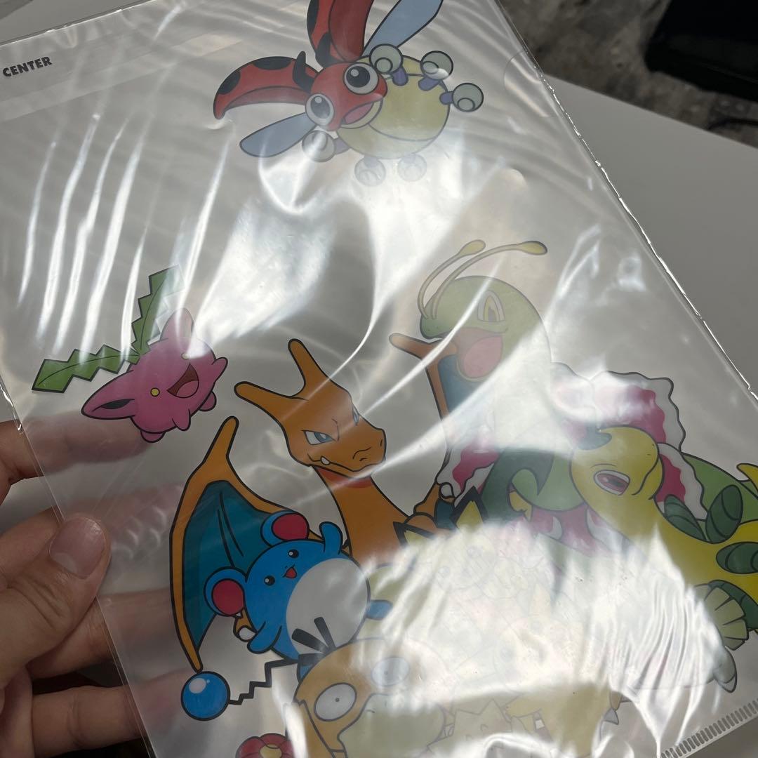 【レア】当時物　ポケモンセンター　クリアファイル　金銀　2000