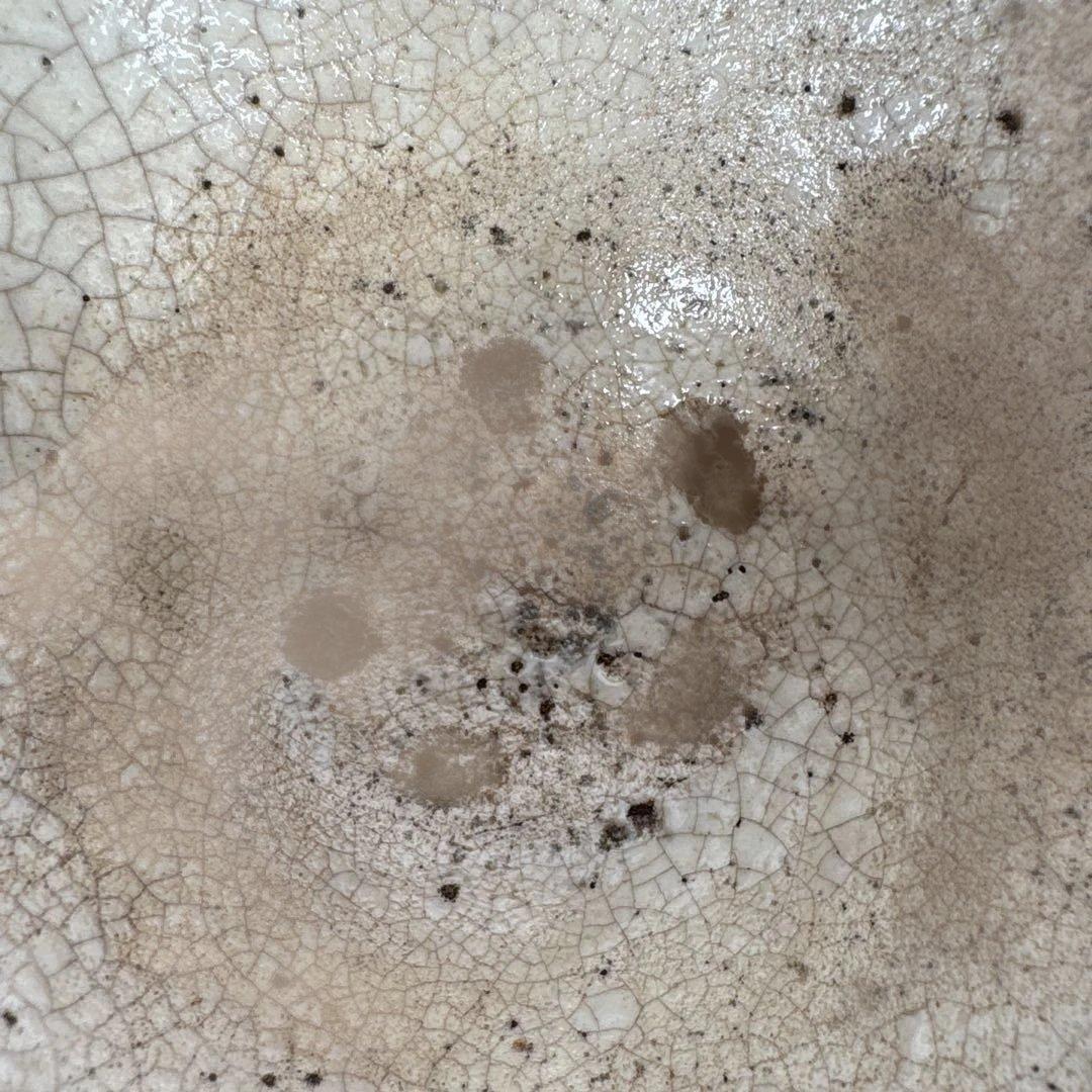 古志野　時代物　平茶碗