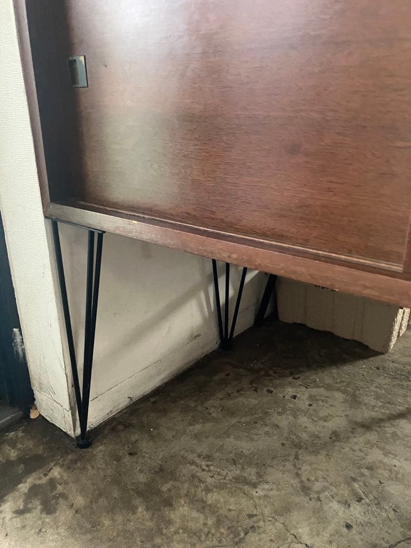 北欧ヴィンテージ風　サイドボード　アイアンレッグ