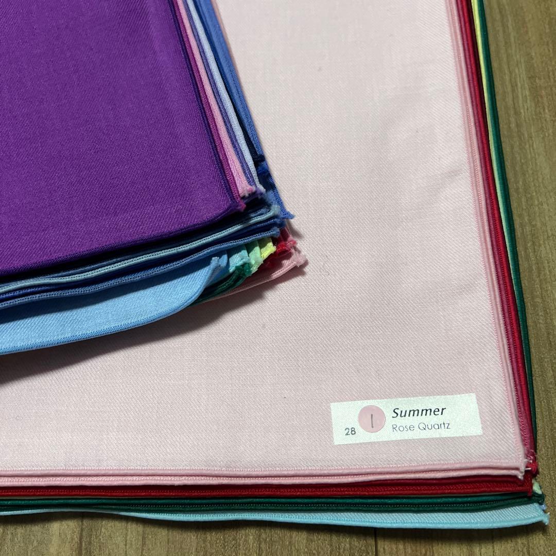 【美品】パーソナルカラー診断 カラードレープ 160色 綿 ラピスアカデミー