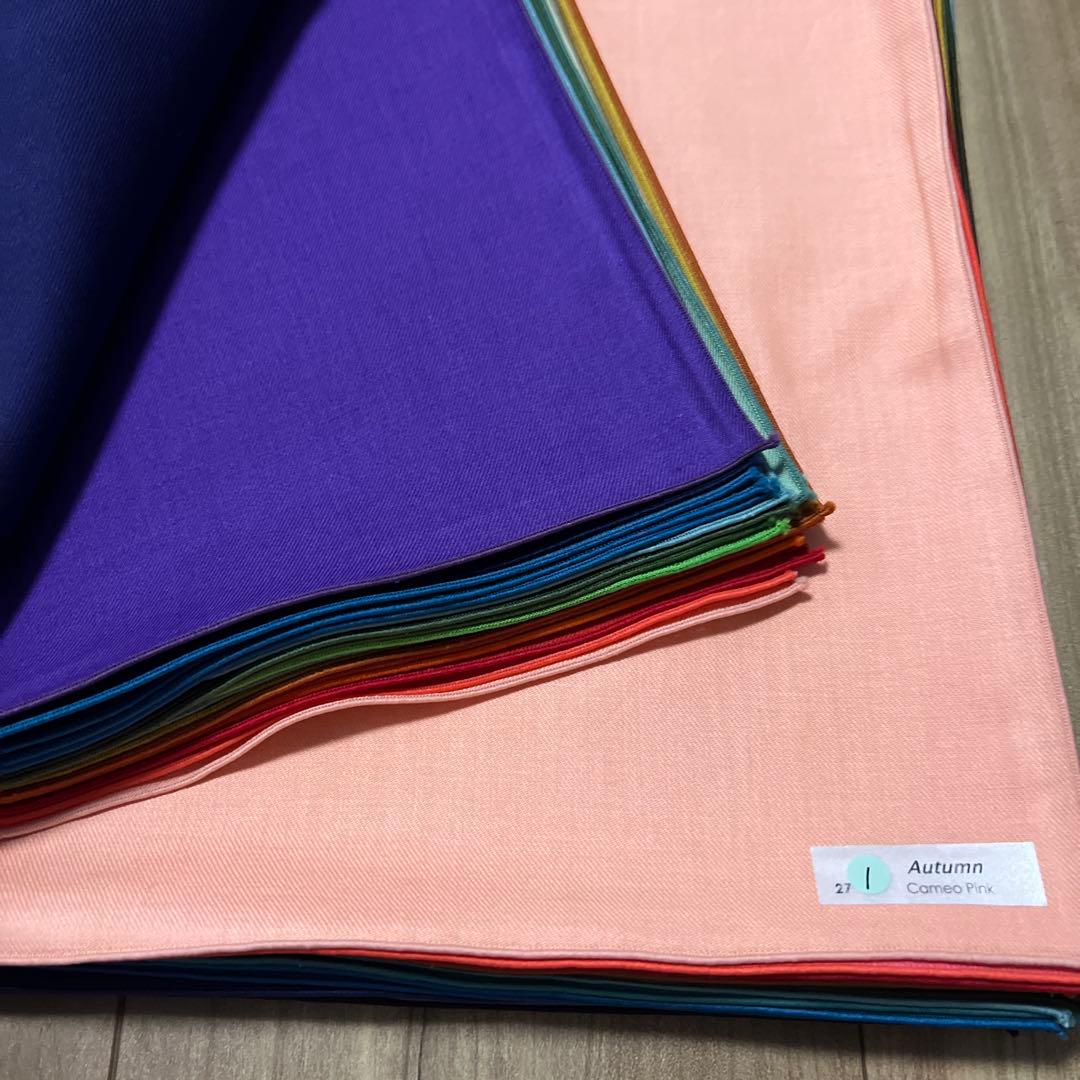 【美品】パーソナルカラー診断 カラードレープ 160色 綿 ラピスアカデミー
