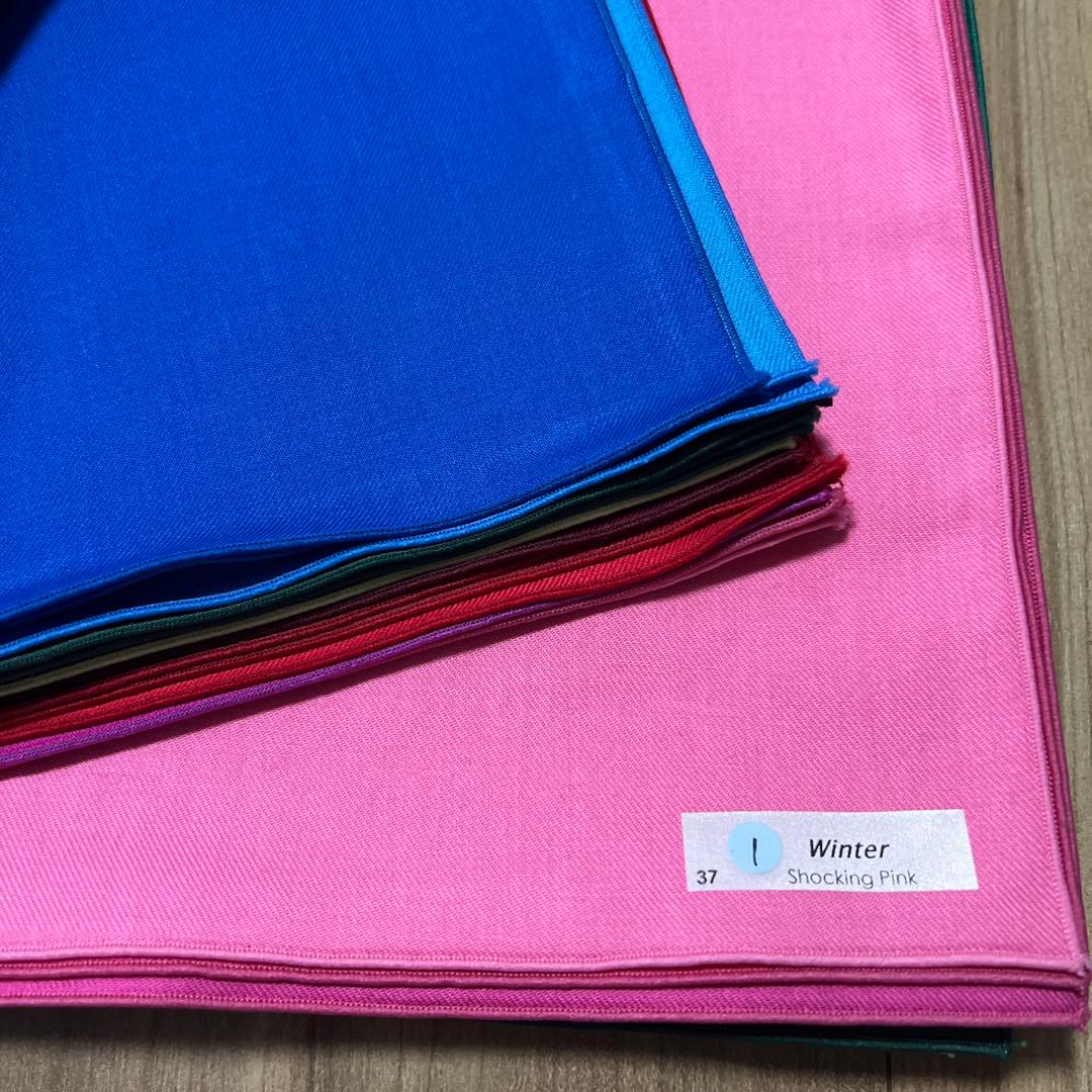 【美品】パーソナルカラー診断 カラードレープ 160色 綿 ラピスアカデミー