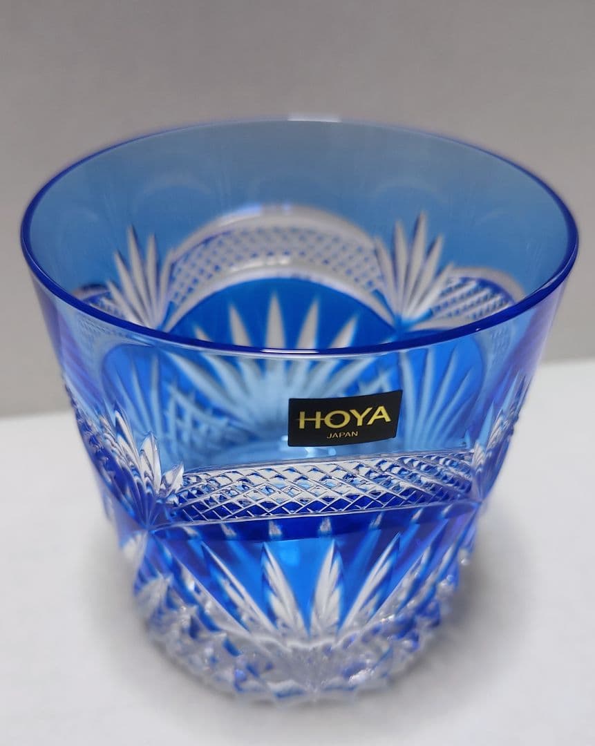 希少品☆HOYA ホヤクリスタル オンザロックグラス（切子、江戸切子、薩摩切子）