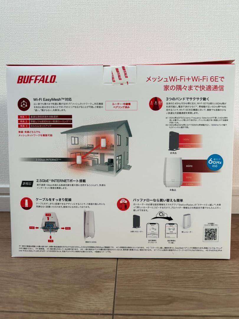 新品 BUFFALO バッファロー ルーター WNR-5400XE6/2S