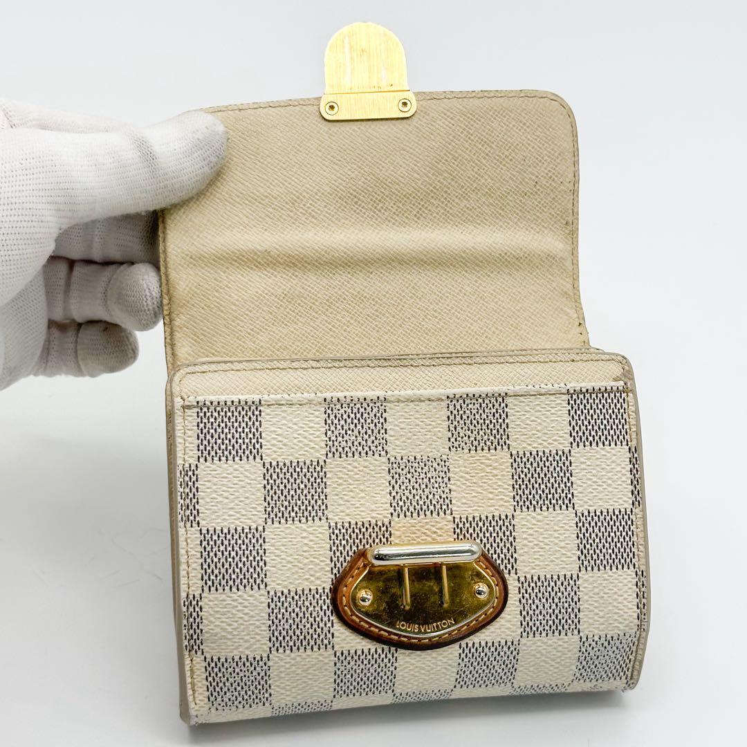 ルイヴィトン ポルトフォイユ ジョイ ダミエ アズール　コンパクト スモール