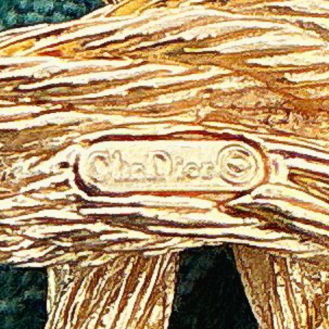 お値下げしました！　美品　Christian Dior ロープリボンブローチ