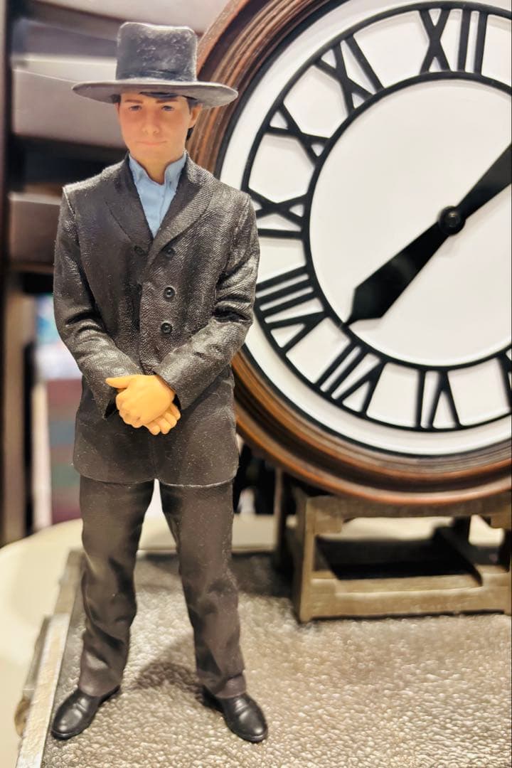 【希少】アイアンスタジオ バックトゥザフューチャー フィギュア 時計台