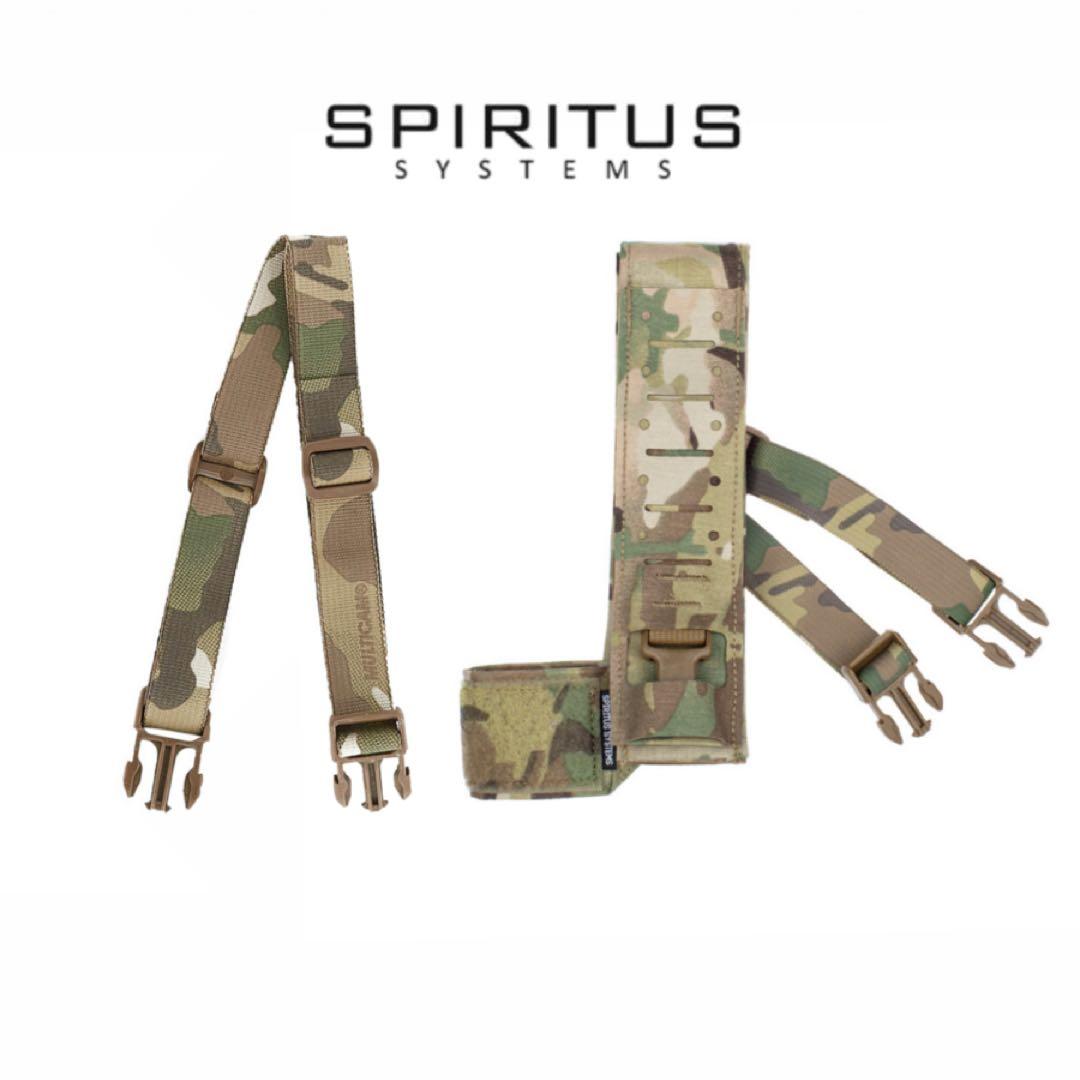 新品 スピリタスシステム Fat Strap & バックストラップ マルチカム