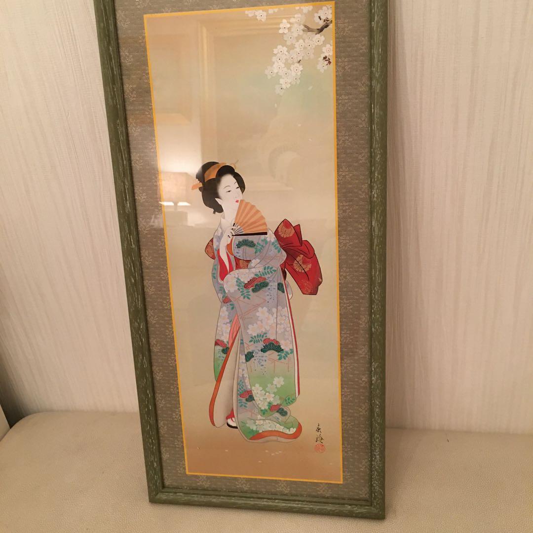 桜の舞小西春玲版画