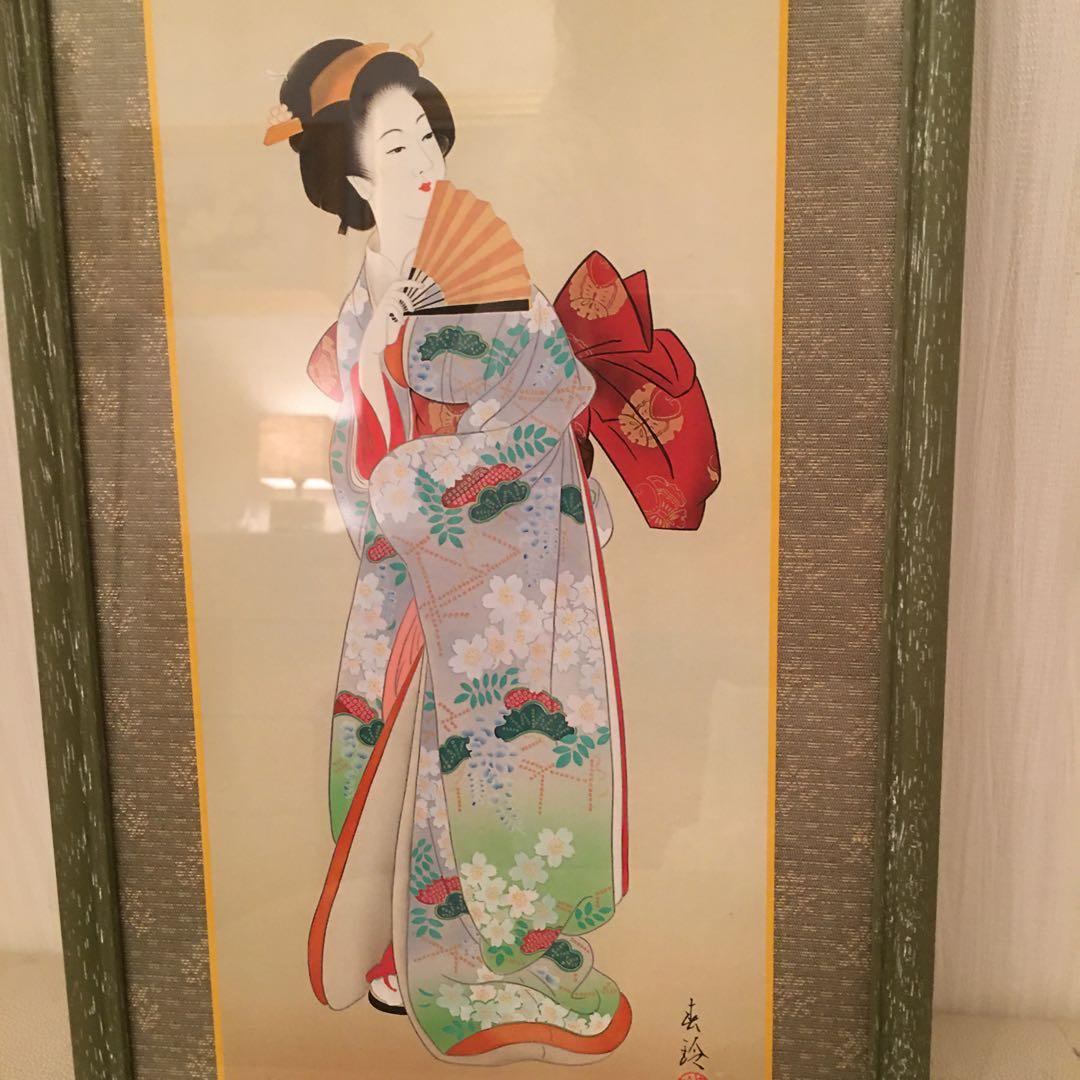 桜の舞小西春玲版画