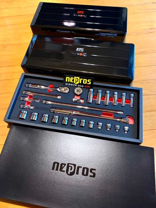 ＫＴＣ『ネプロス,9.5sq,ソケットレンチ26点セット』【超美品、未使用品】