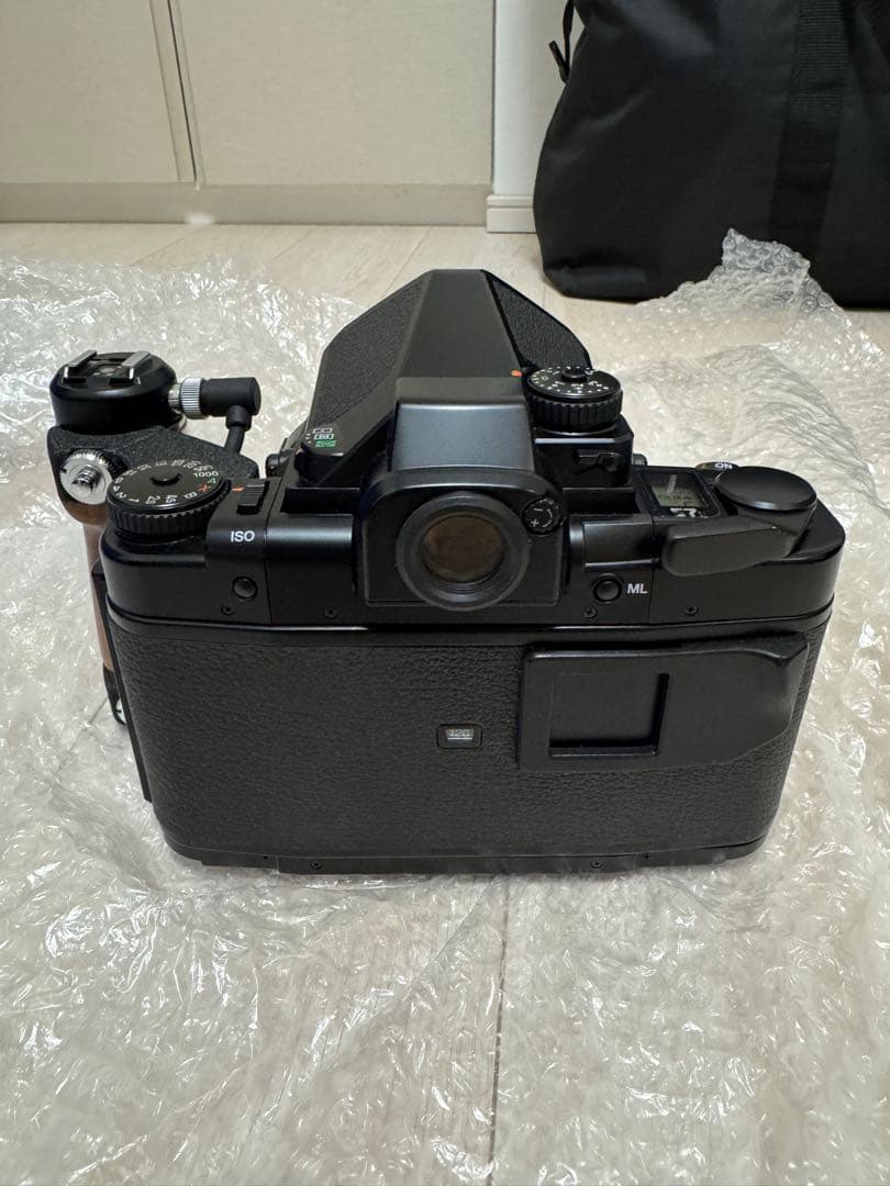 PENTAX67Ⅱ 中判フィルムカメラ 木製グリップ、レンズ２本付き