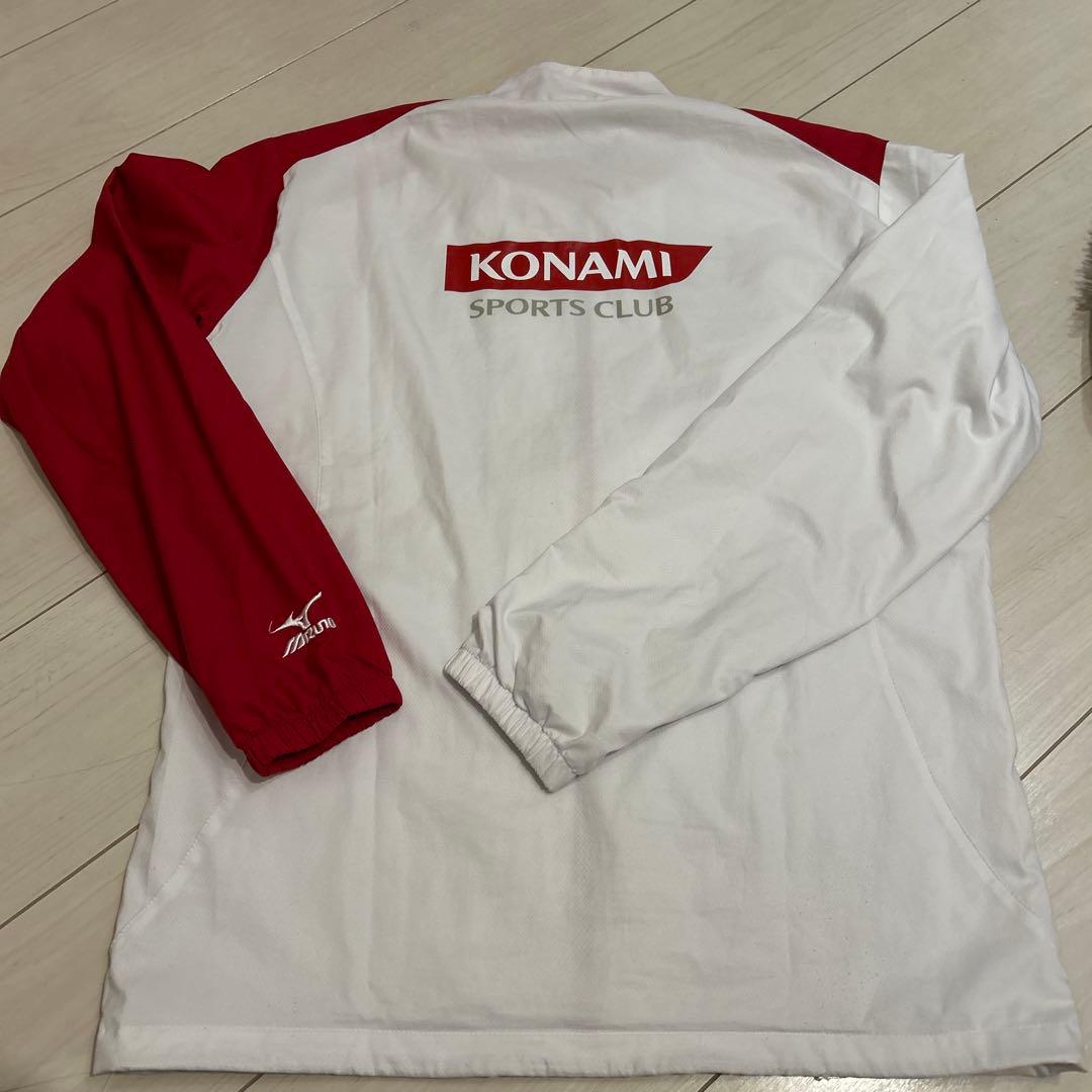 さっしー Mizuno KONAMI スポーツウェア M 白/赤 Mサイズ