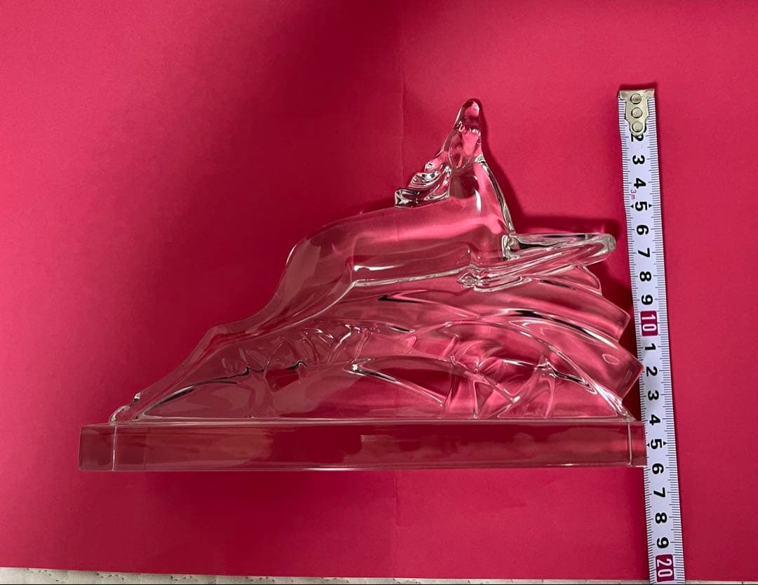 【即決価格】 BACCARAT バカラ クリスタル 鹿 置物