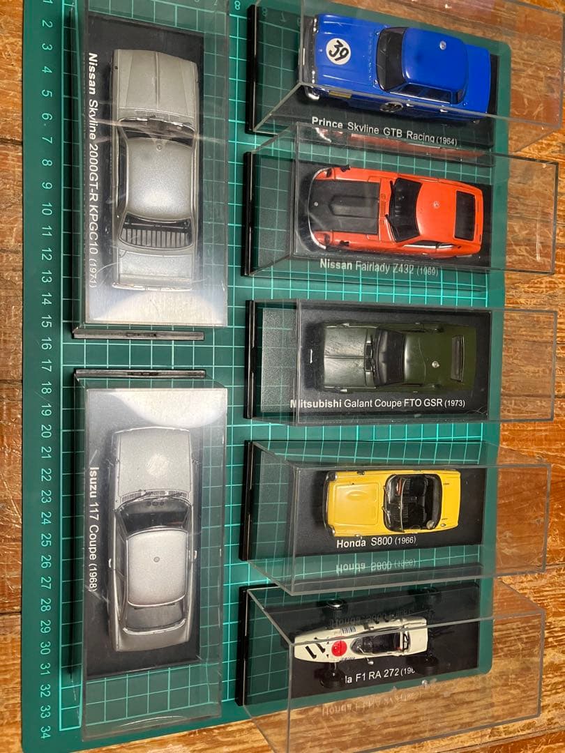 EBBRO 1/43 ミニカー7台セット(中古)