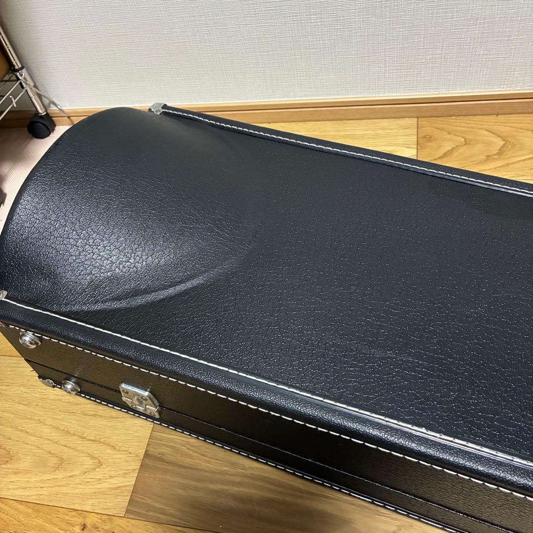 内装美品❣️アルトトロンボーン ハードケース ブラック 高級感あり しっかり保護