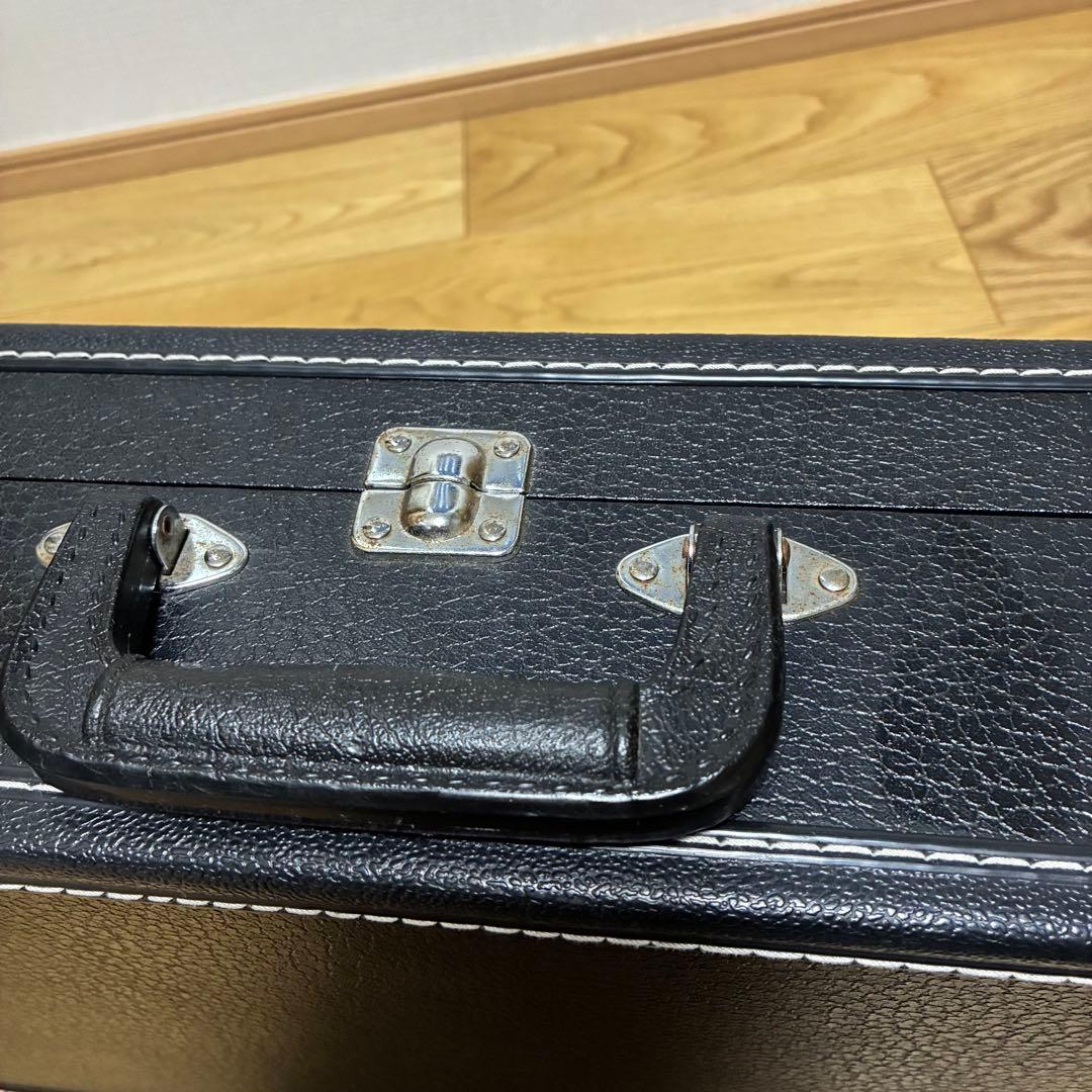 内装美品❣️アルトトロンボーン ハードケース ブラック 高級感あり しっかり保護