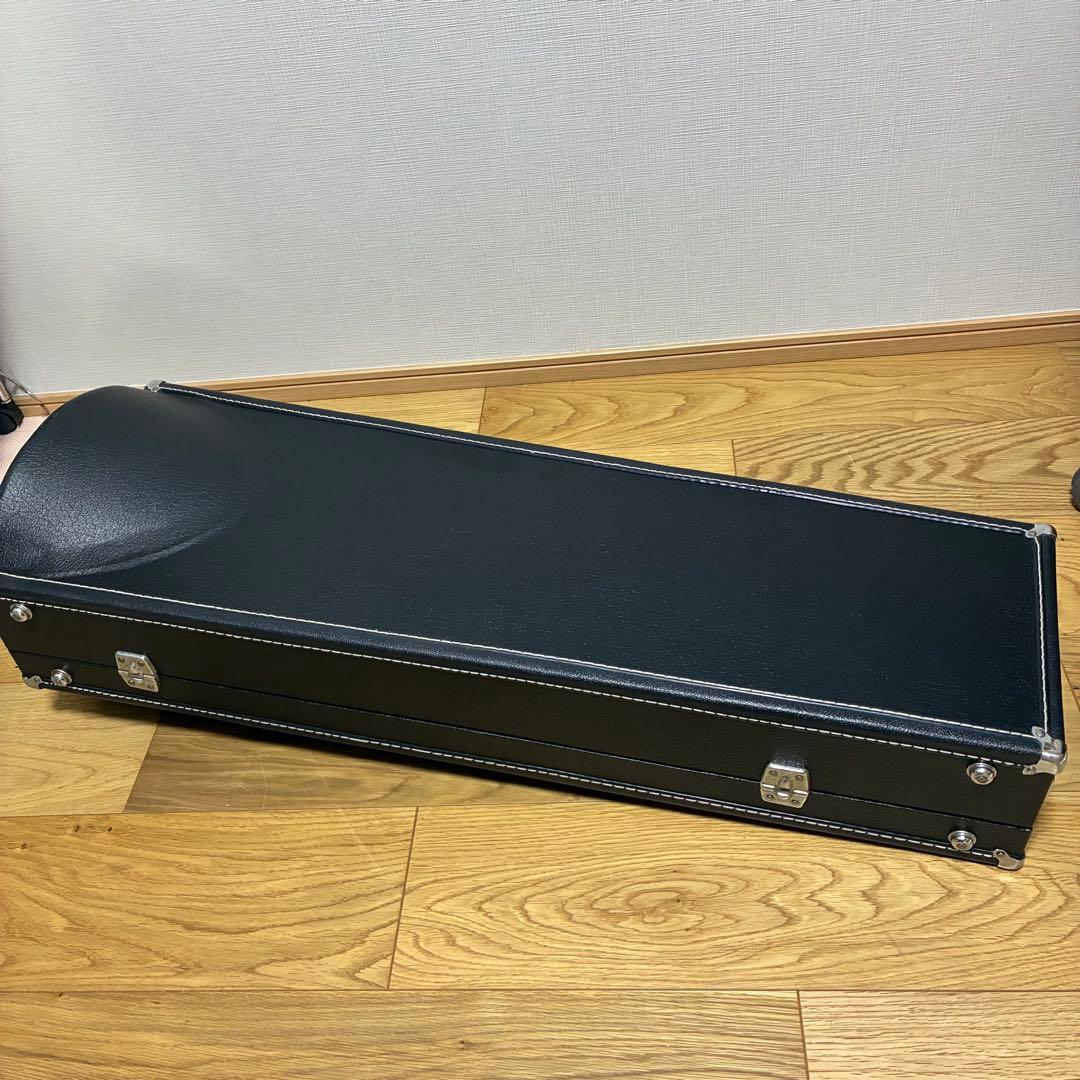 内装美品❣️アルトトロンボーン ハードケース ブラック 高級感あり しっかり保護