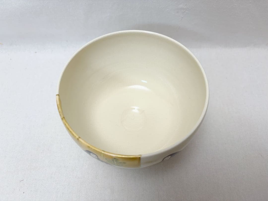 未使用 茶道具 清光作 源氏絵一帖 源氏物語 茶碗 陶印 玄山窯 共箱