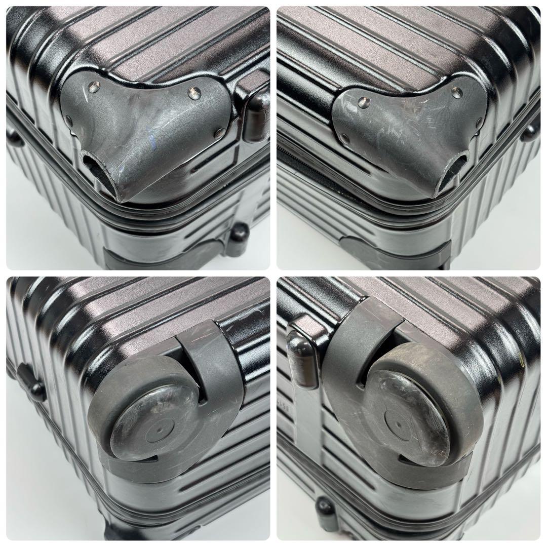 リモワ サルサ 98L キャリー スーツケース マットブラック 2輪 大容量 黒