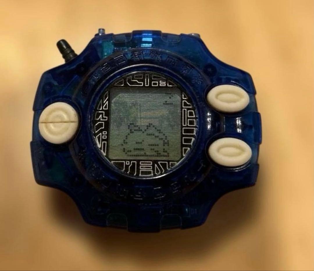 【動作確認済】初代　デジヴァイス 　 クリアブルー　デジモン　ガルルモンカラー