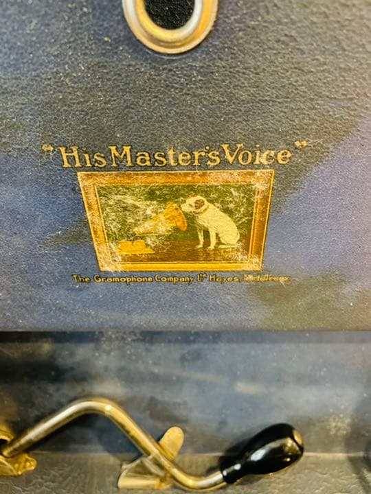 プ*ダ様 【断捨離処分ラスト】 HisMasterVoice ポータブル蓄音機