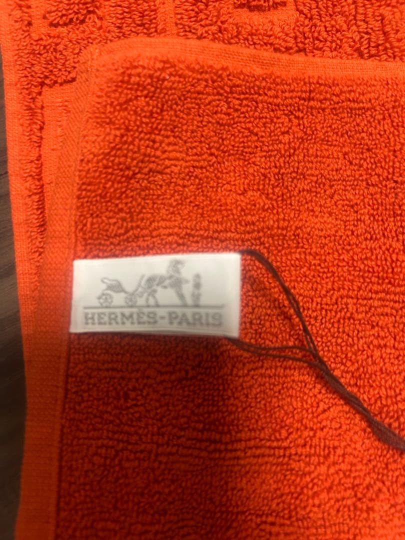 HERMES フェイスタオル(ステアーズ)