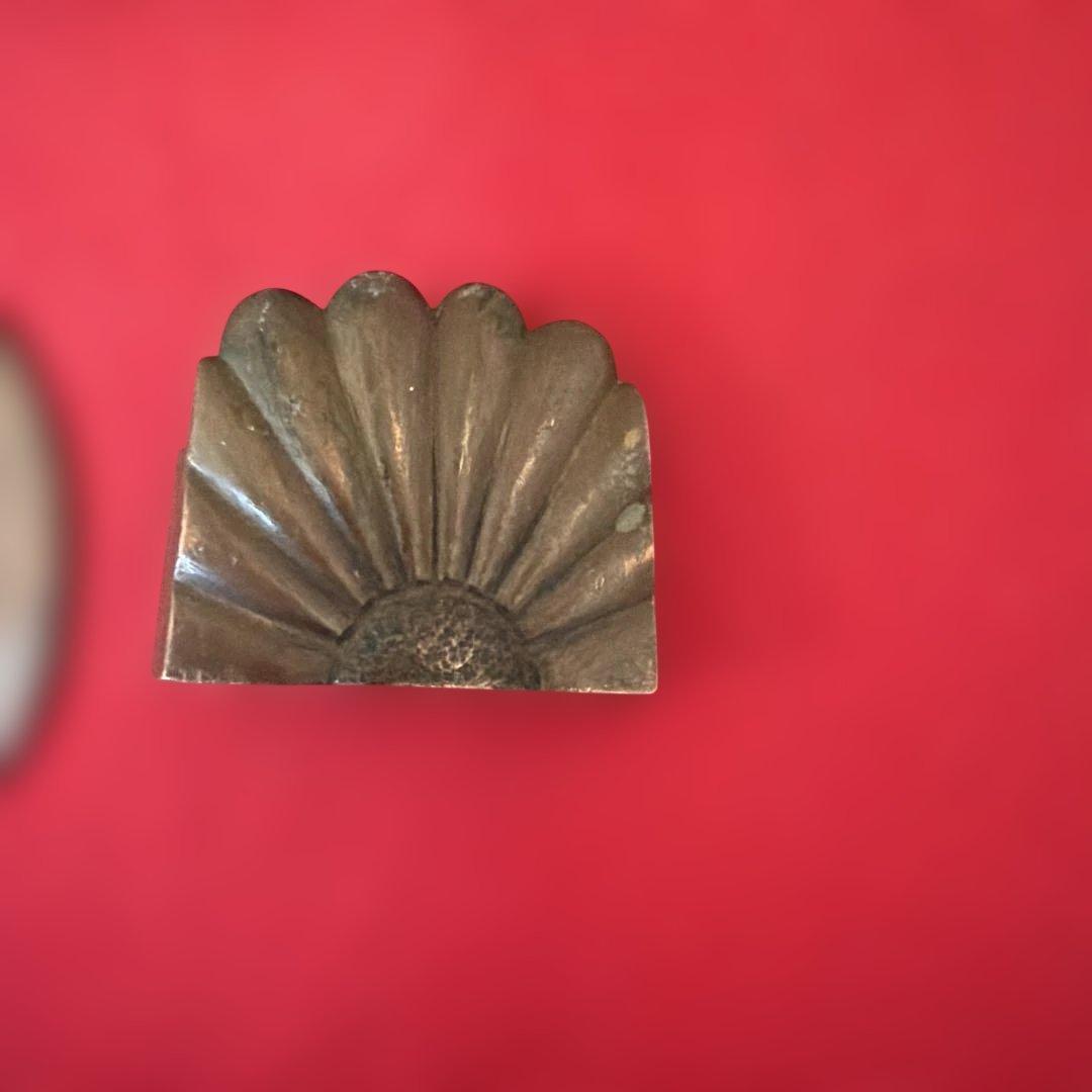 時代 古道具　鉄地 丸形 武具 刀装具