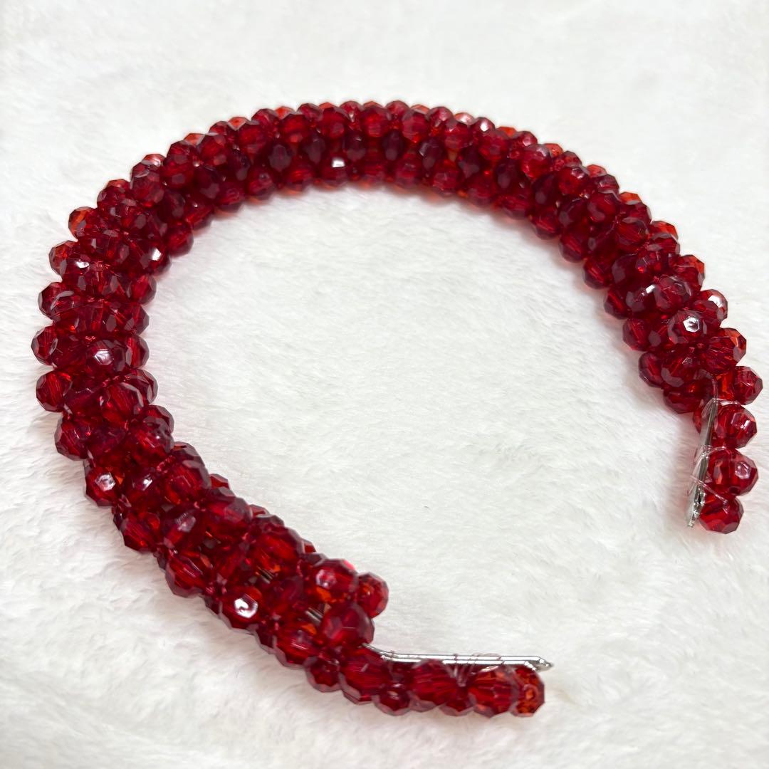 SHRIMPS ANTONIA HEADBAND RED カチューシャ