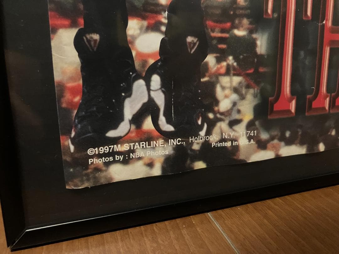97年★NBA公式「STARLINE」ジョーダン BULLS ブルズ ポスター
