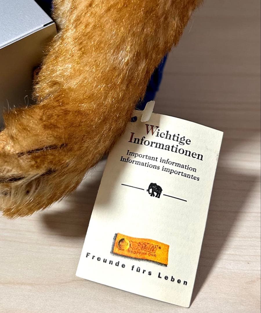 Steiff x BMW コラボ　BMW75周年記念限定　テディベア タグ付き