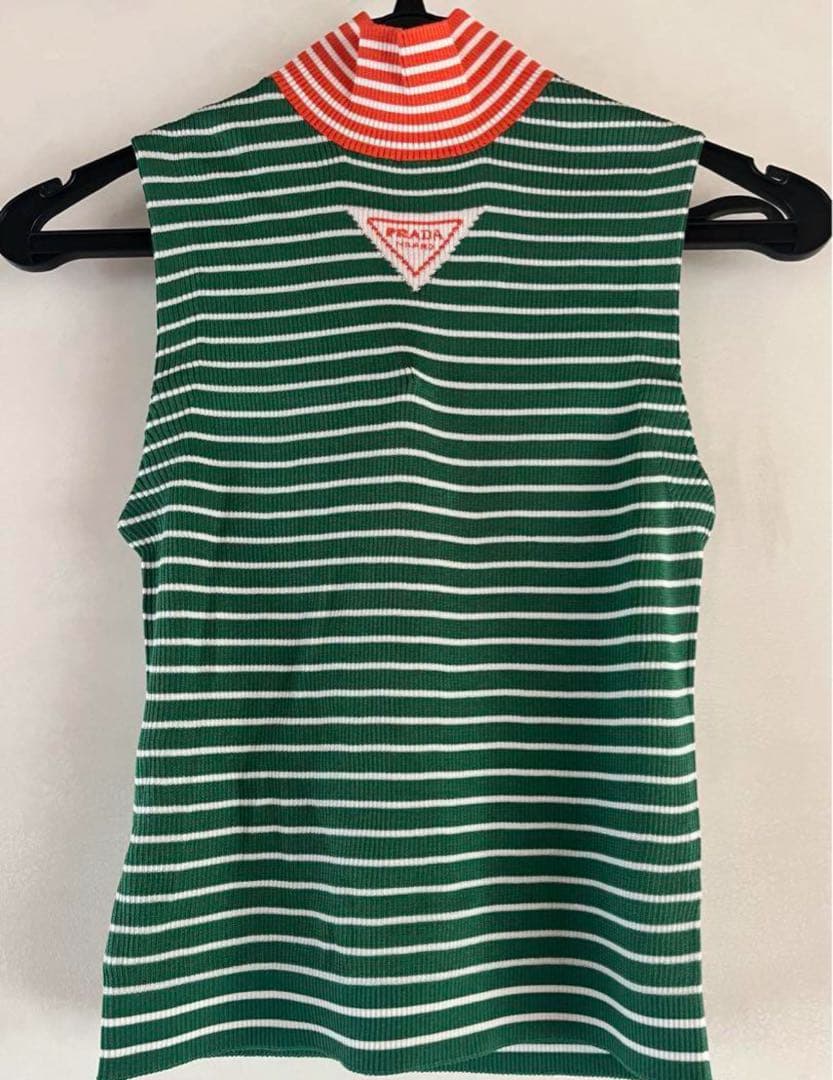 【PRADA新品】プラダボーダートップス　TWICE サナ着用