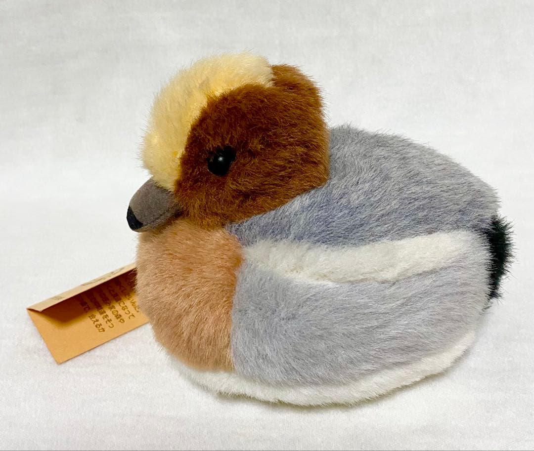 やまね工房 ヒドリガモ ぬいぐるみ タグ付き　レトロ　希少　鴨