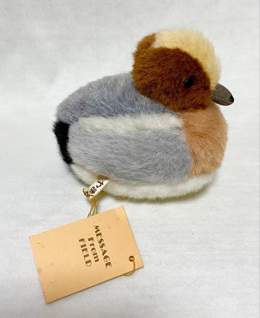 やまね工房 ヒドリガモ ぬいぐるみ タグ付き　レトロ　希少　鴨