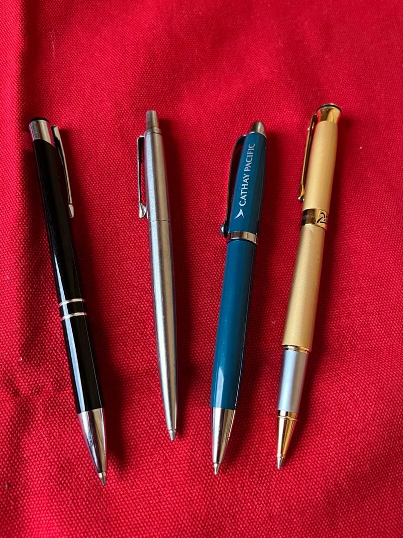 パイロット万年筆14K他ボールペン、シャーペン8本セット